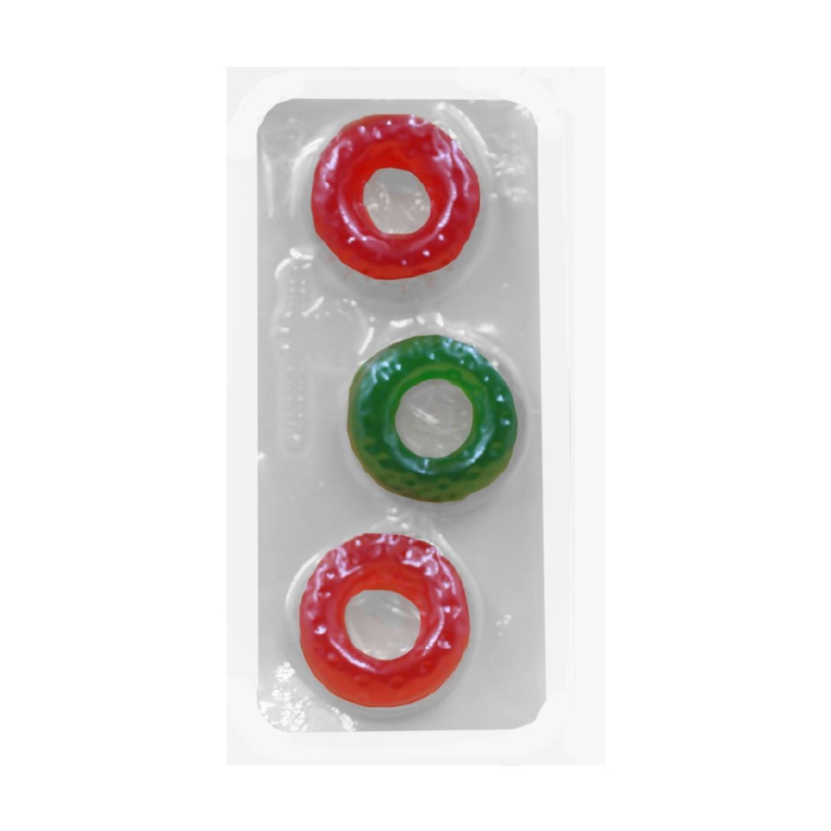 GENERICO - Anillo para pene Comestible Gummies viking x 3