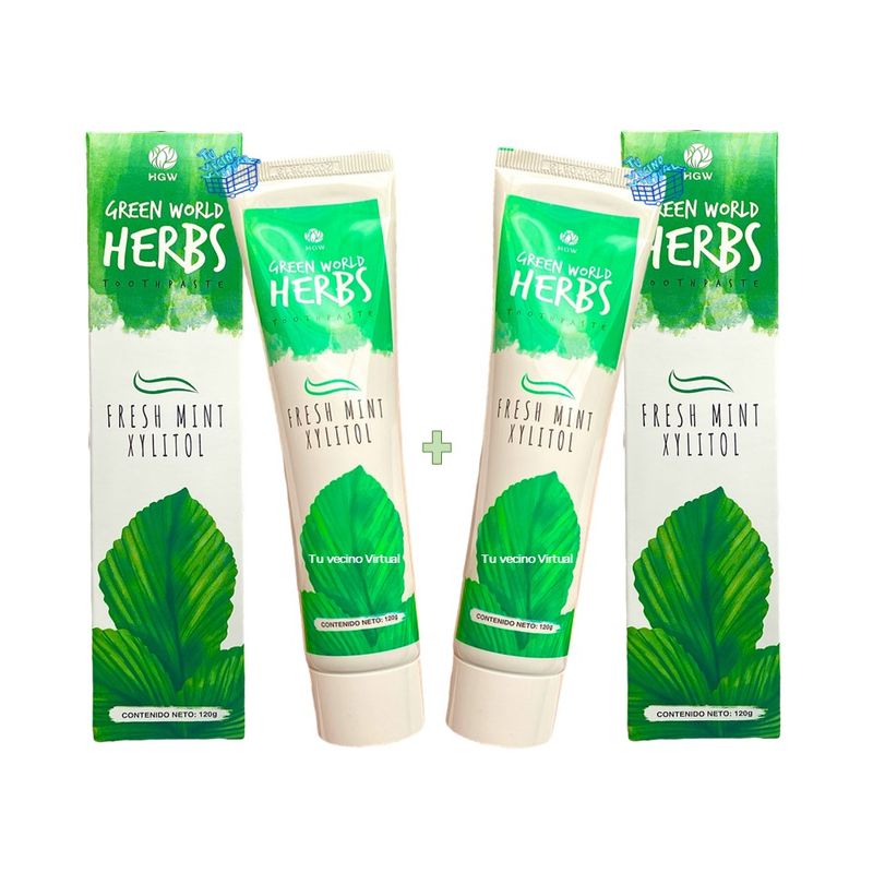 GENERICO - 2 Pastas Dentales Herbal Hgw Natural