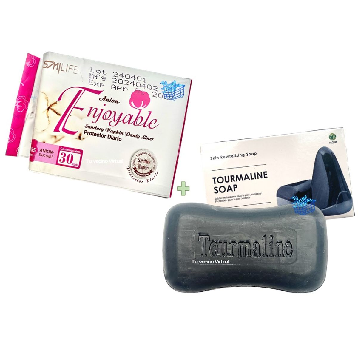 VARIOS - Hgw Jabón Turmalina y Protectores Diarios 30 Unid Hgw