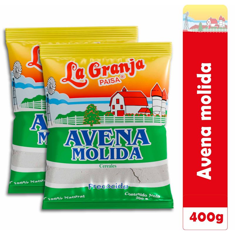 LA GRANJA PAISA - Avena Molida La Granja Paisa 400g