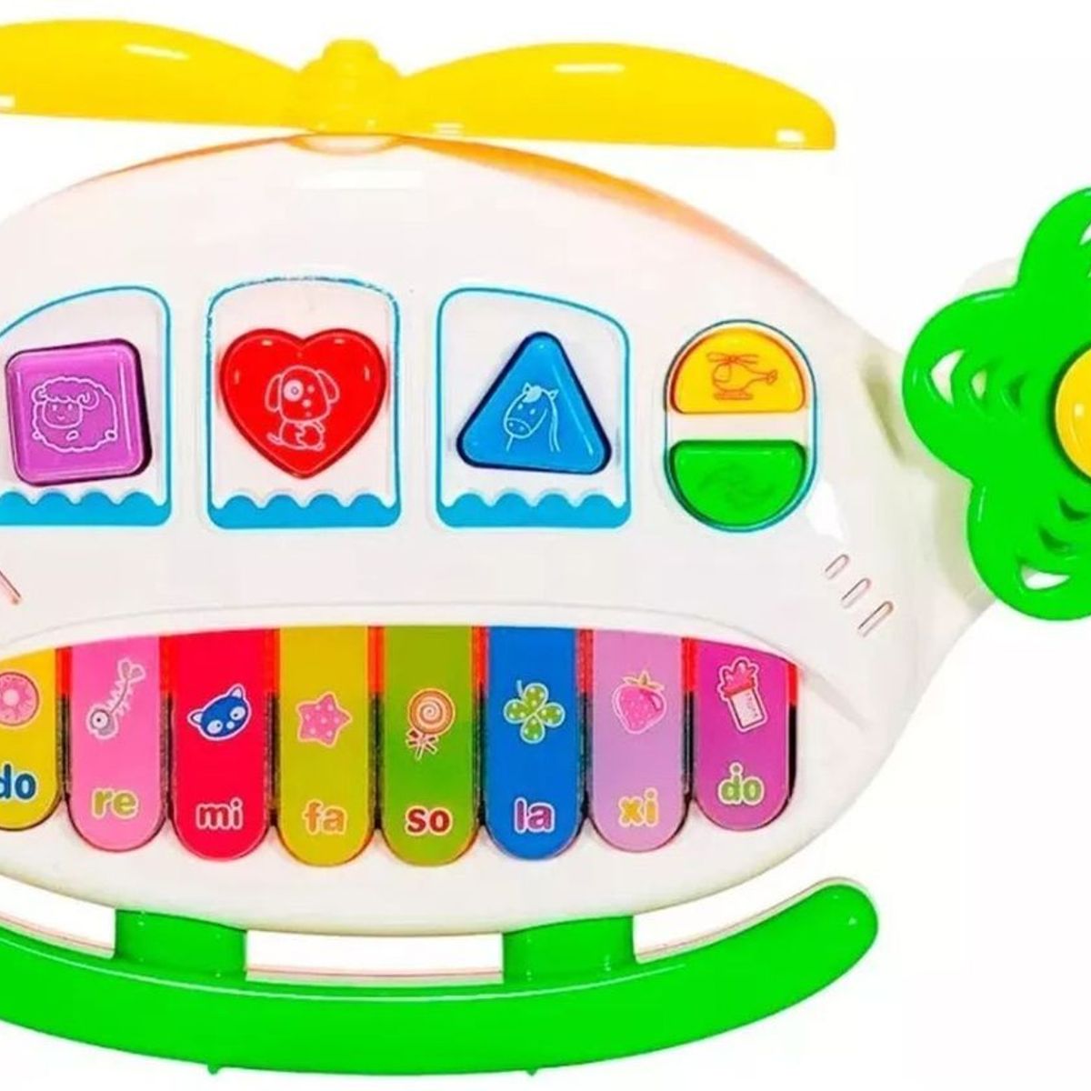 MAZUGI - Piano Organeta Helicóptero Avión Animales Nota Musicales