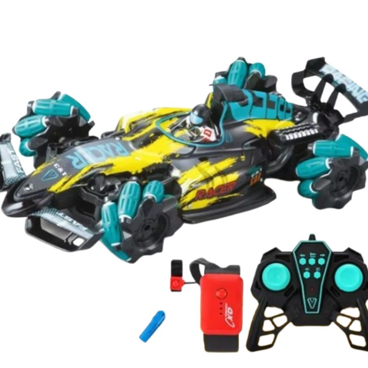 GENERICO - Carro A Control Remoto Racing Carreras Manilla Sensor