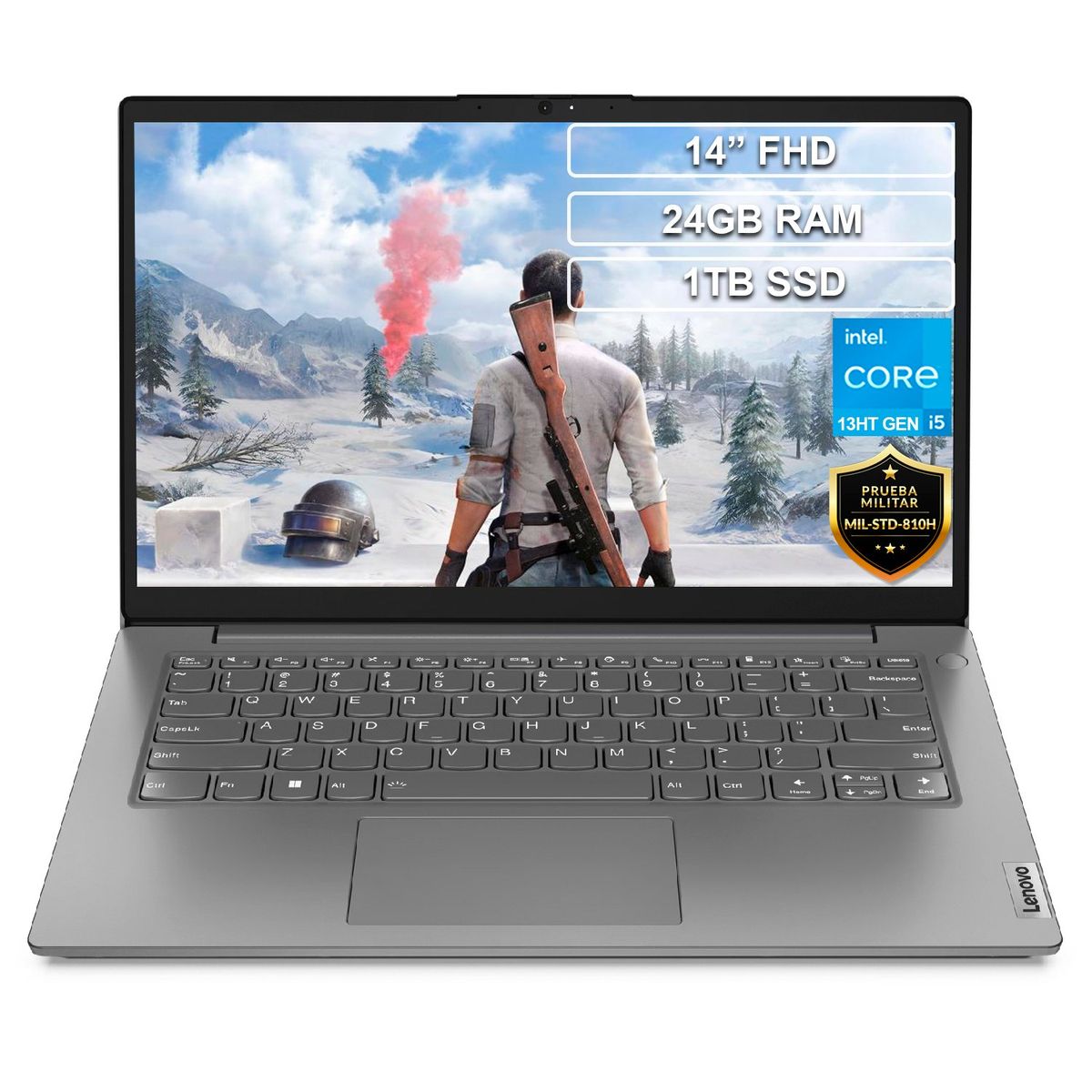 LENOVO - Portátil Lenovo V14 G4 Core i5 13420H 24GB 1TB FHD 14