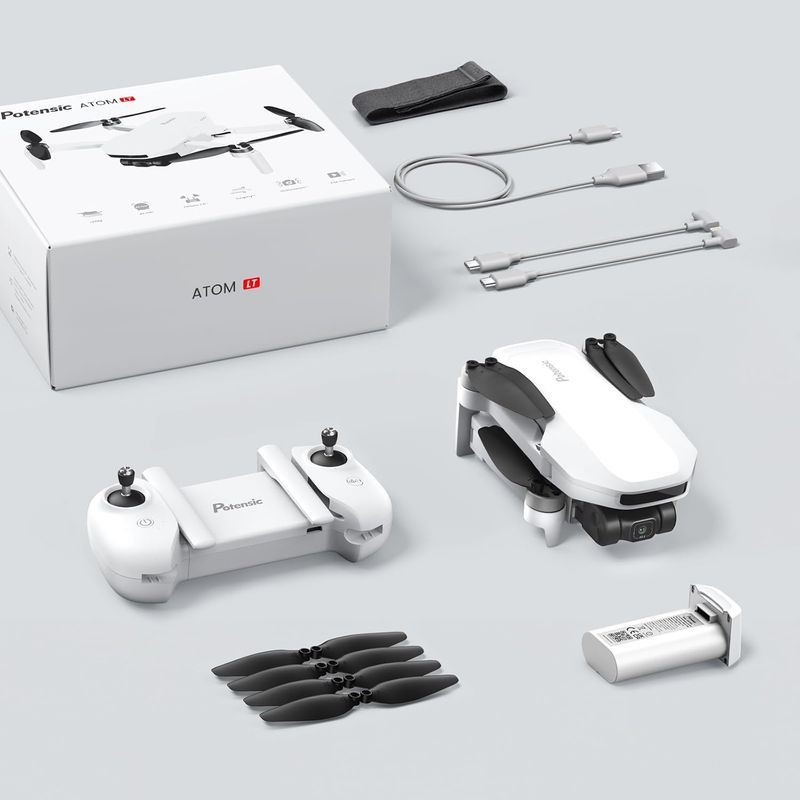 GENERICO - DRONE 4 KILOMETROS  POTENSIC ATOM LT 40 MINUTOS DE VUELO  2.5 K