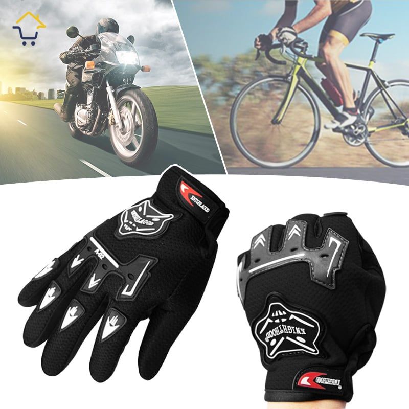 COMPRALOENCASA COM - Guantes moto ciclismo livianos protección nudillos antideslizantes a02