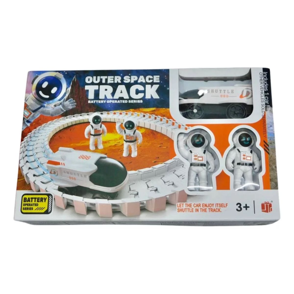 MAZUGI - Pista Cars Astronauta Nave Espacial Carros Juguete Navidad