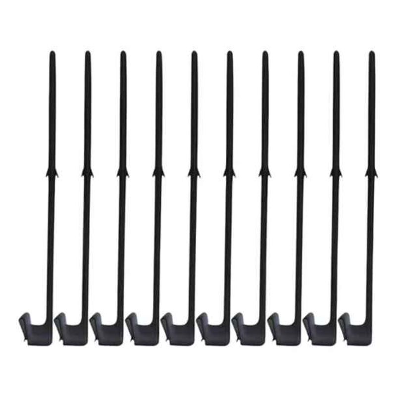 GENERICO - Set X 12 Astas Soporte Para Banderas O Banderines Para Carro
