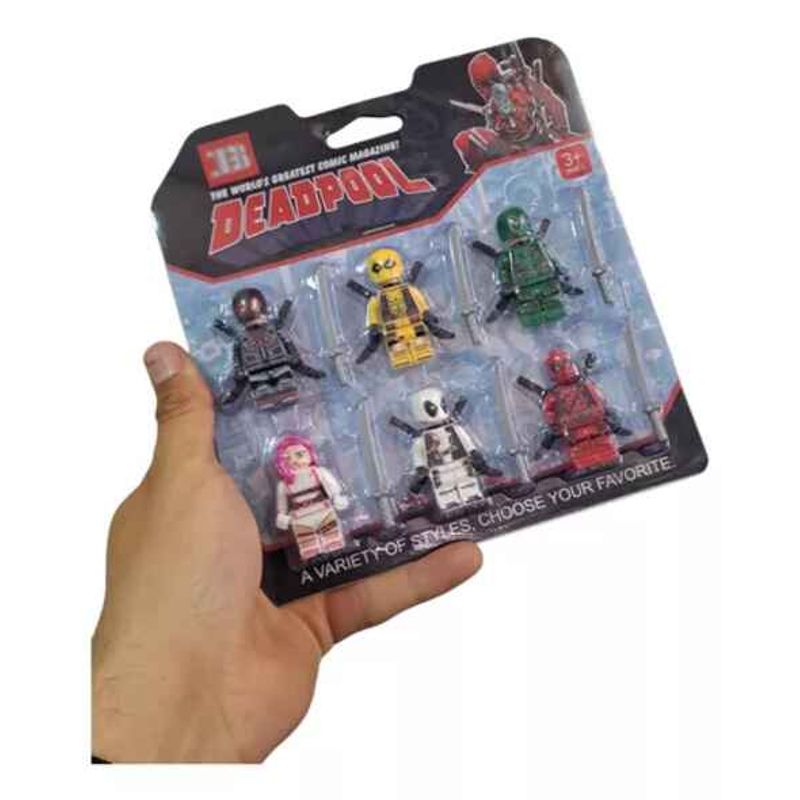 GENERICO - Set X6 Figuras Muñecos 6cm Blister