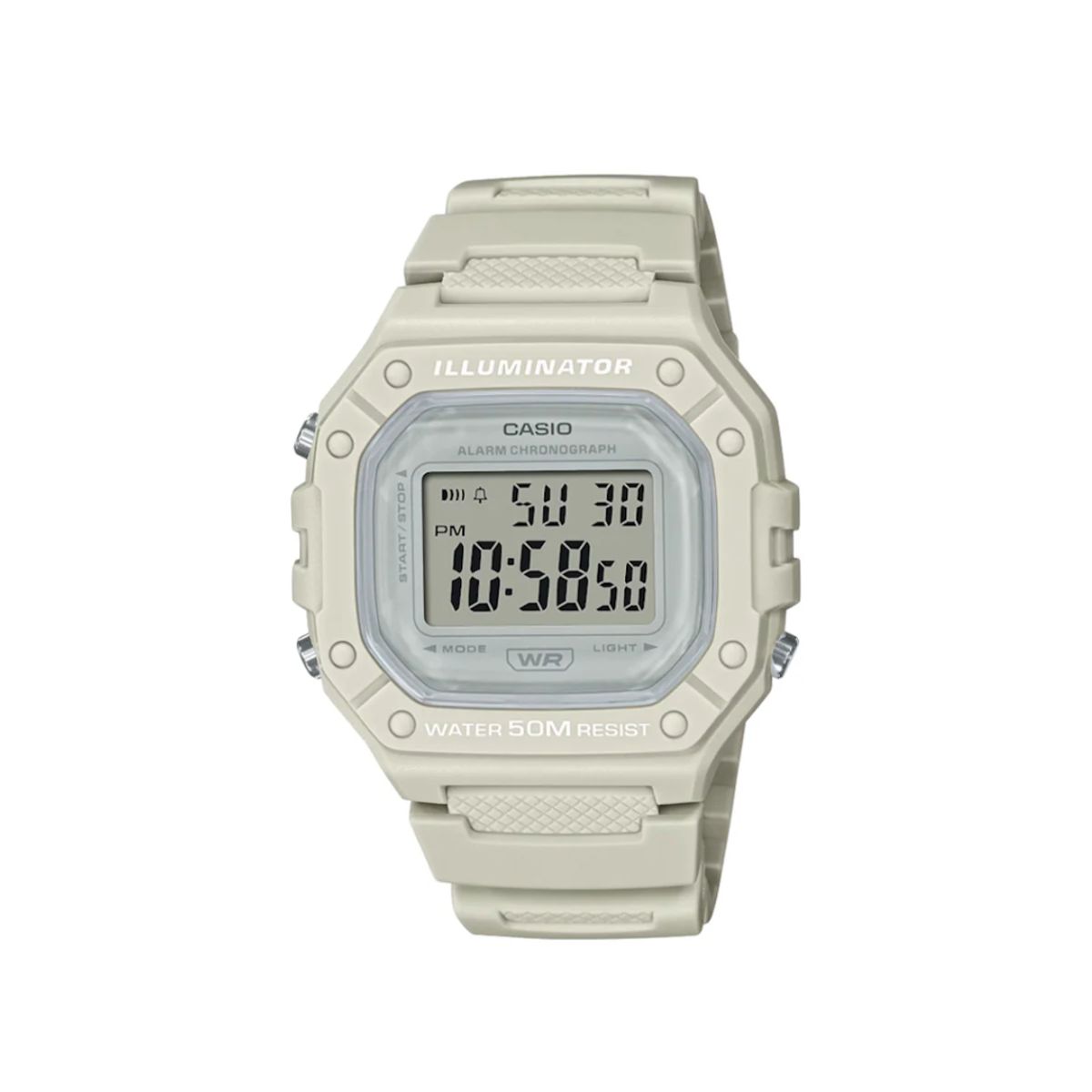 CASIO - Reloj Casio w-218hc-8avdf Original Deportivo Blanco