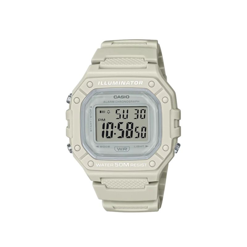 CASIO - Reloj Casio w-218hc-8avdf Original Deportivo Blanco