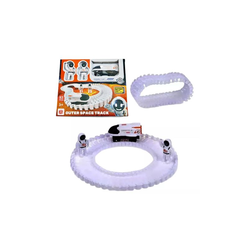 MAZUGI - Camión Bomberos Track Pista Juguete Carro 52 Pcs