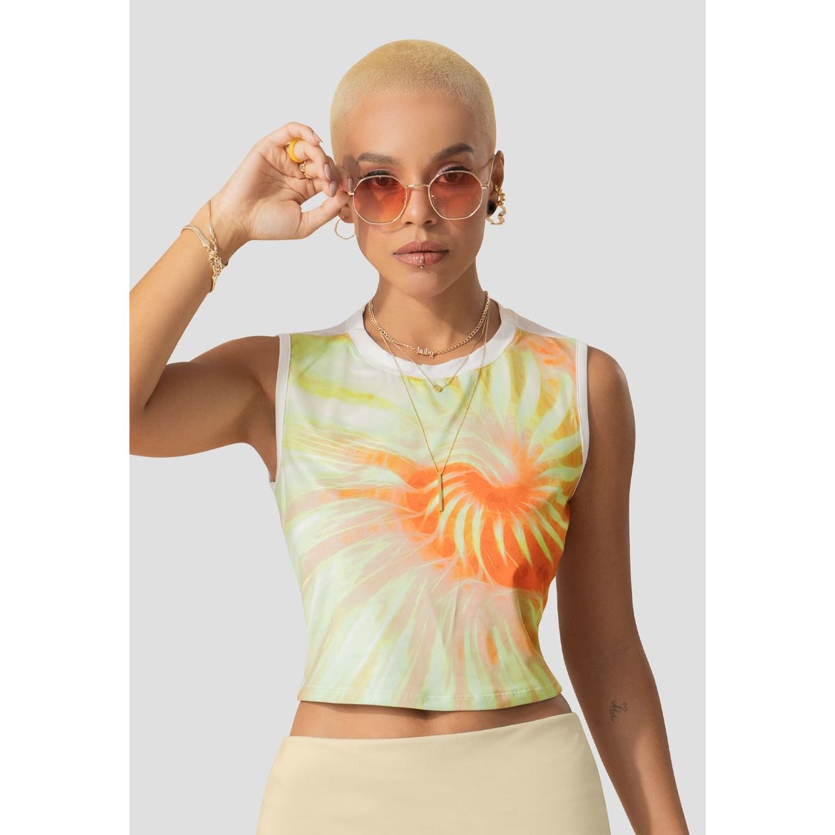 ATYPICAL - Camiseta Mujer Marfil Atypical 105875