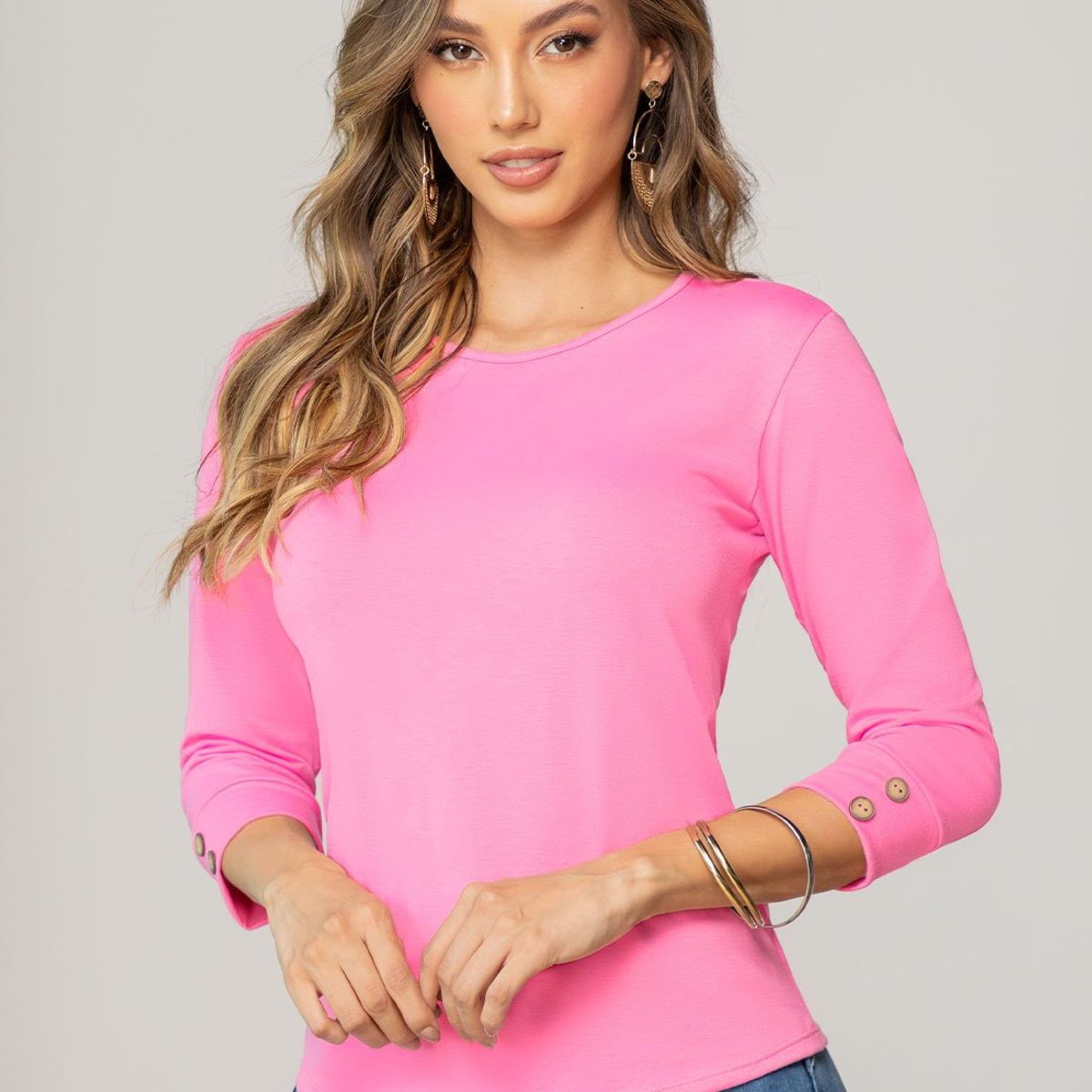 MARKETING PERSONAL - Camibuzo Mujer Rosado Mp 2364