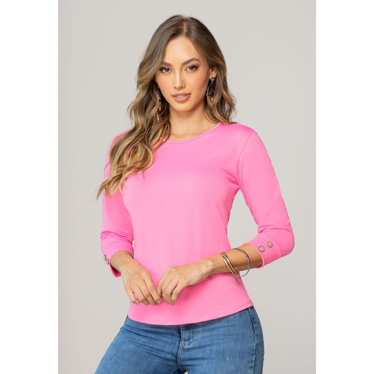 MARKETING PERSONAL - Camibuzo Mujer Rosado Mp 2364