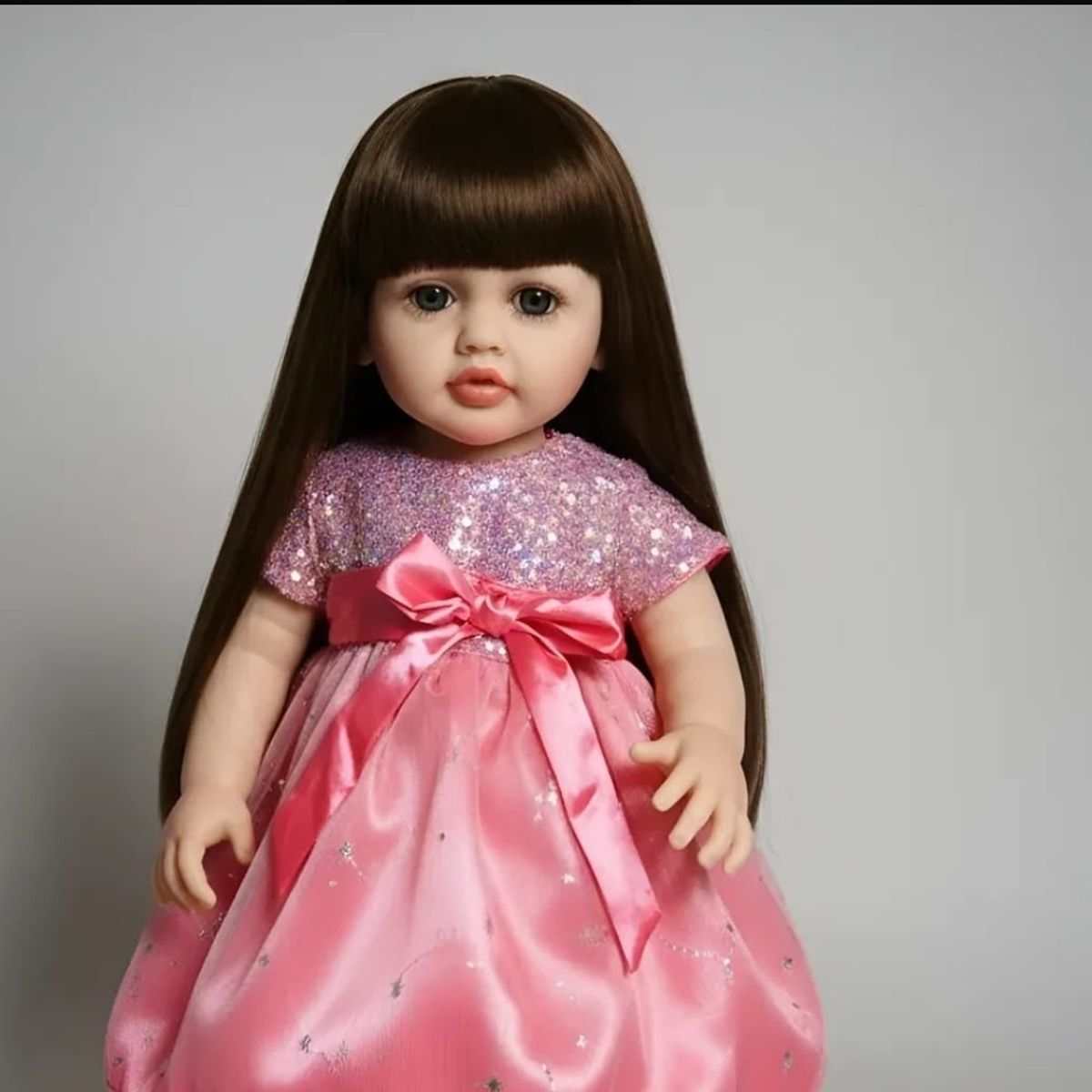 GENERICO - Muñeca realista con sonido 55 cm,interactua juguete niñas