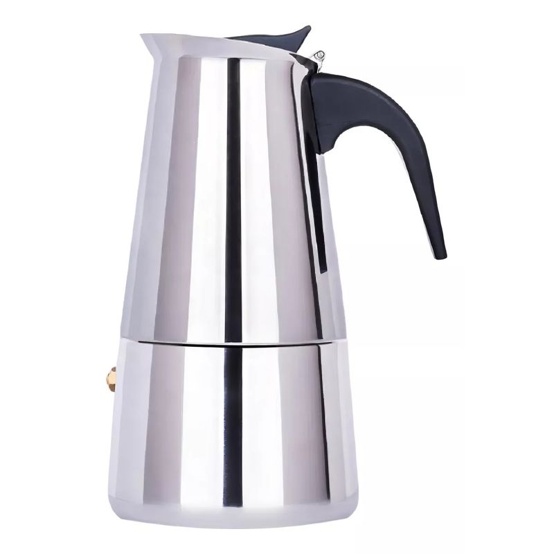 GENERICO - Cafetera Italiana Espresso 9 Tazas Acero Inoxidable
