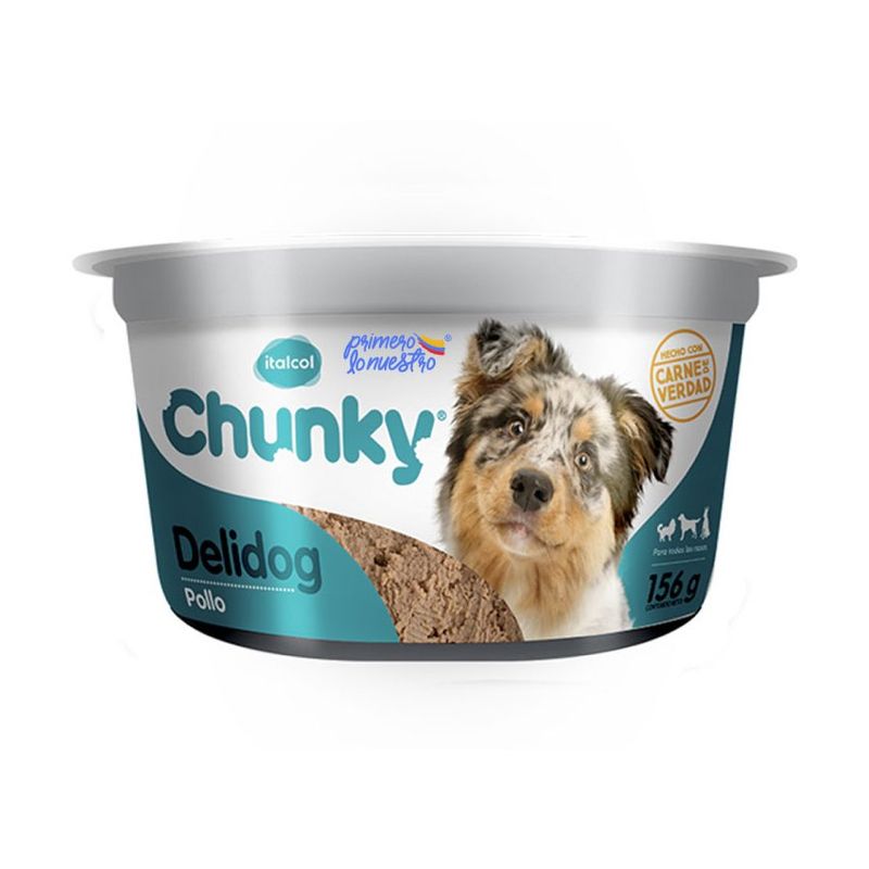 CHUNKY - Chunky Delidog Pote Trozos Pollo Perros 156G