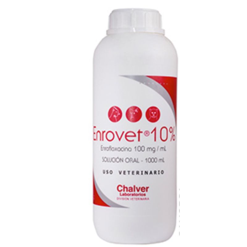 BOEHRINGER INGELHEIM - Enrovet Oral Al 10 Antimicrobiano Aves 1000Ml