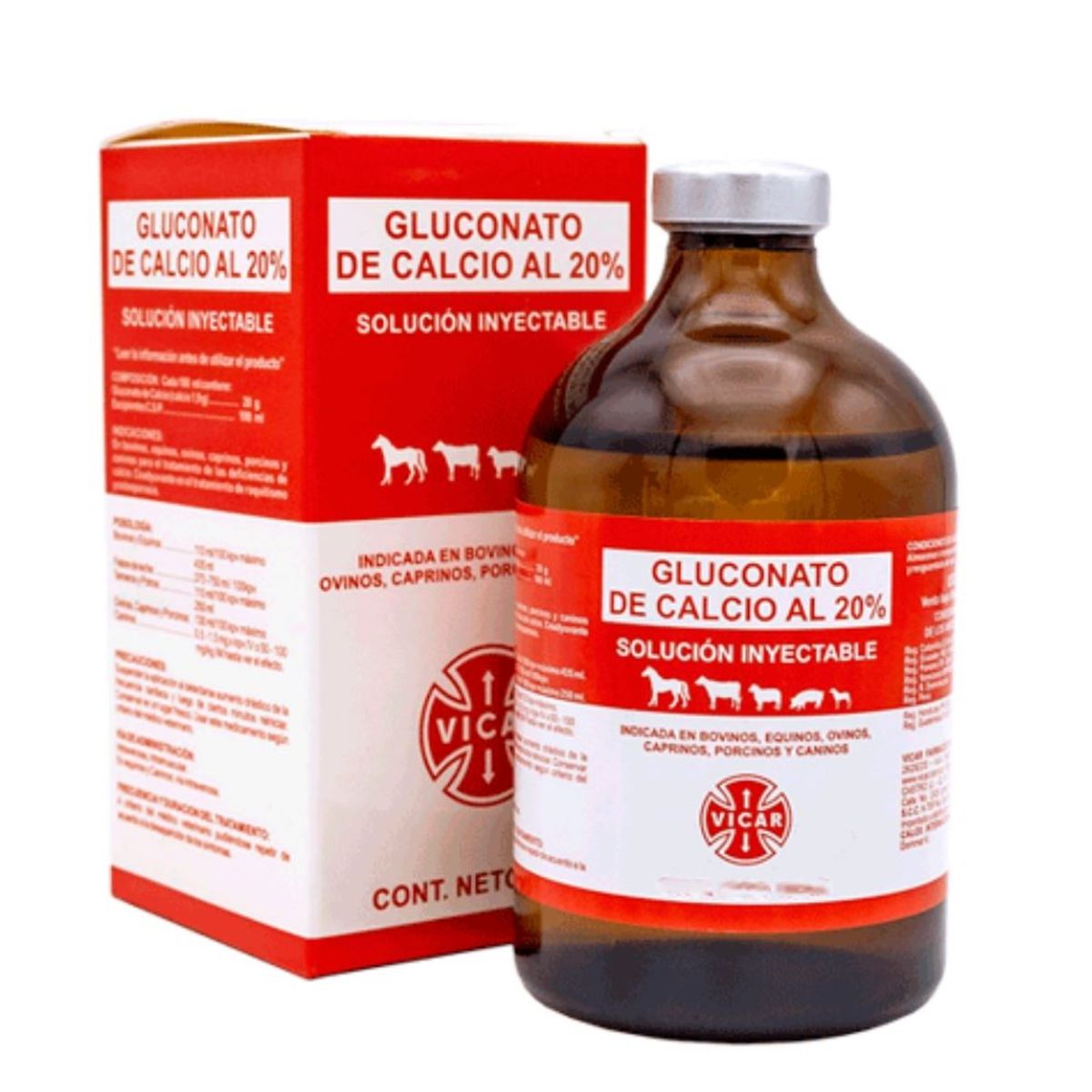 VICAR DE COLOMBIA SA - Gluconato de Calcio x 100ml Vicar