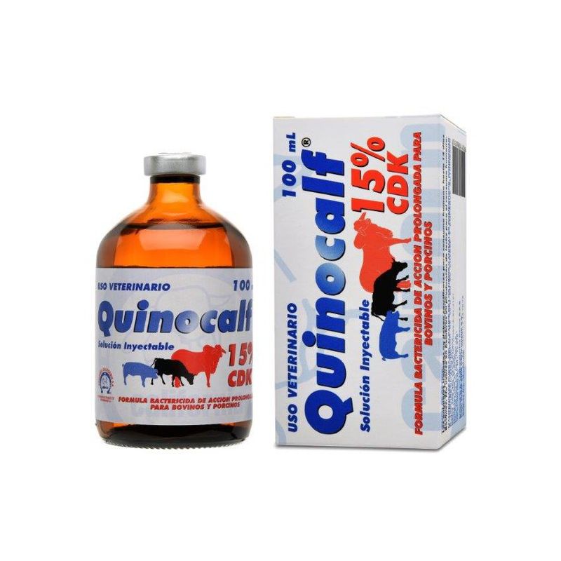 BOEHRINGER INGELHEIM - Quinocalf 15 Cdk Inyectable Bovinos 100Ml