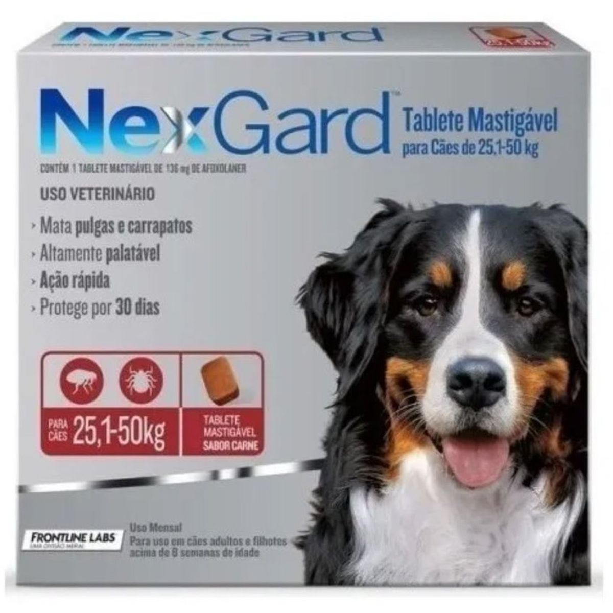 BOEHRINGER INGELHEIM - Nexgard Masticable Pulgas Garrapatas Perros 25.1 - 50Kg