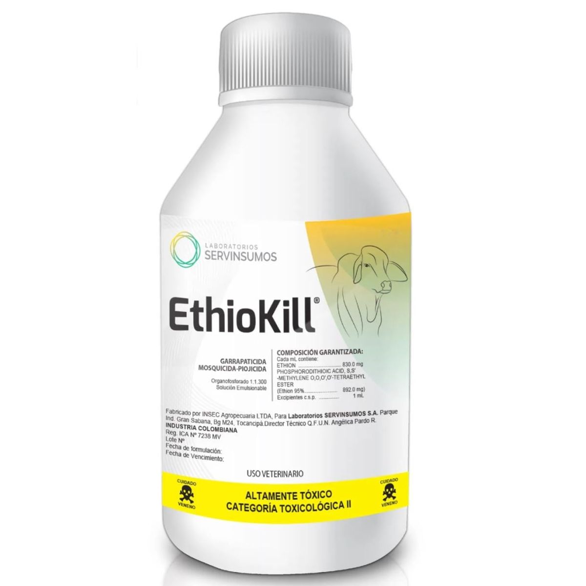 BOEHRINGER INGELHEIM - Garrapaticida Mosquicida Ethiokill x 500ml