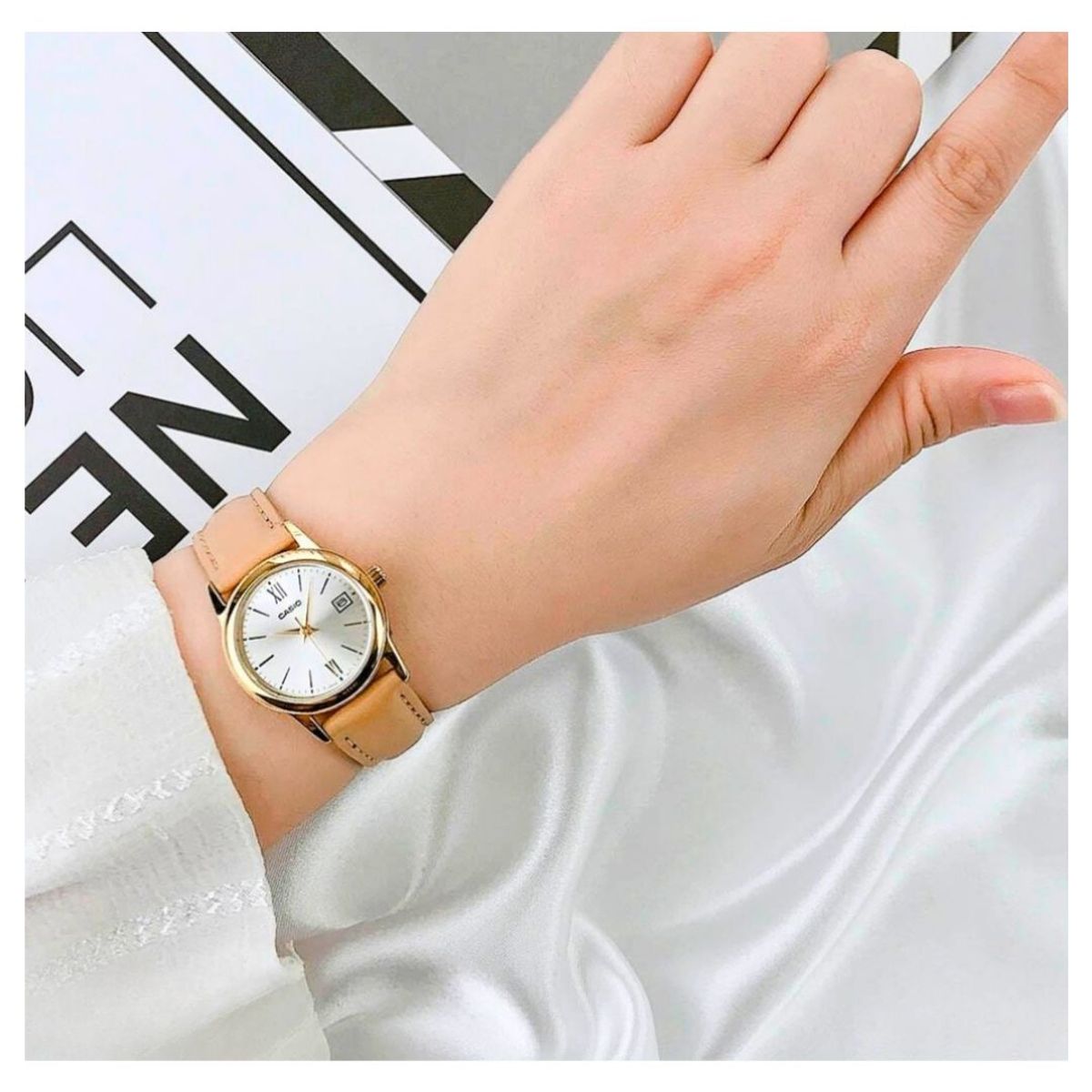 CASIO - Reloj Casio Modelo LTP-V002GL-7B3 Diseño Elegante