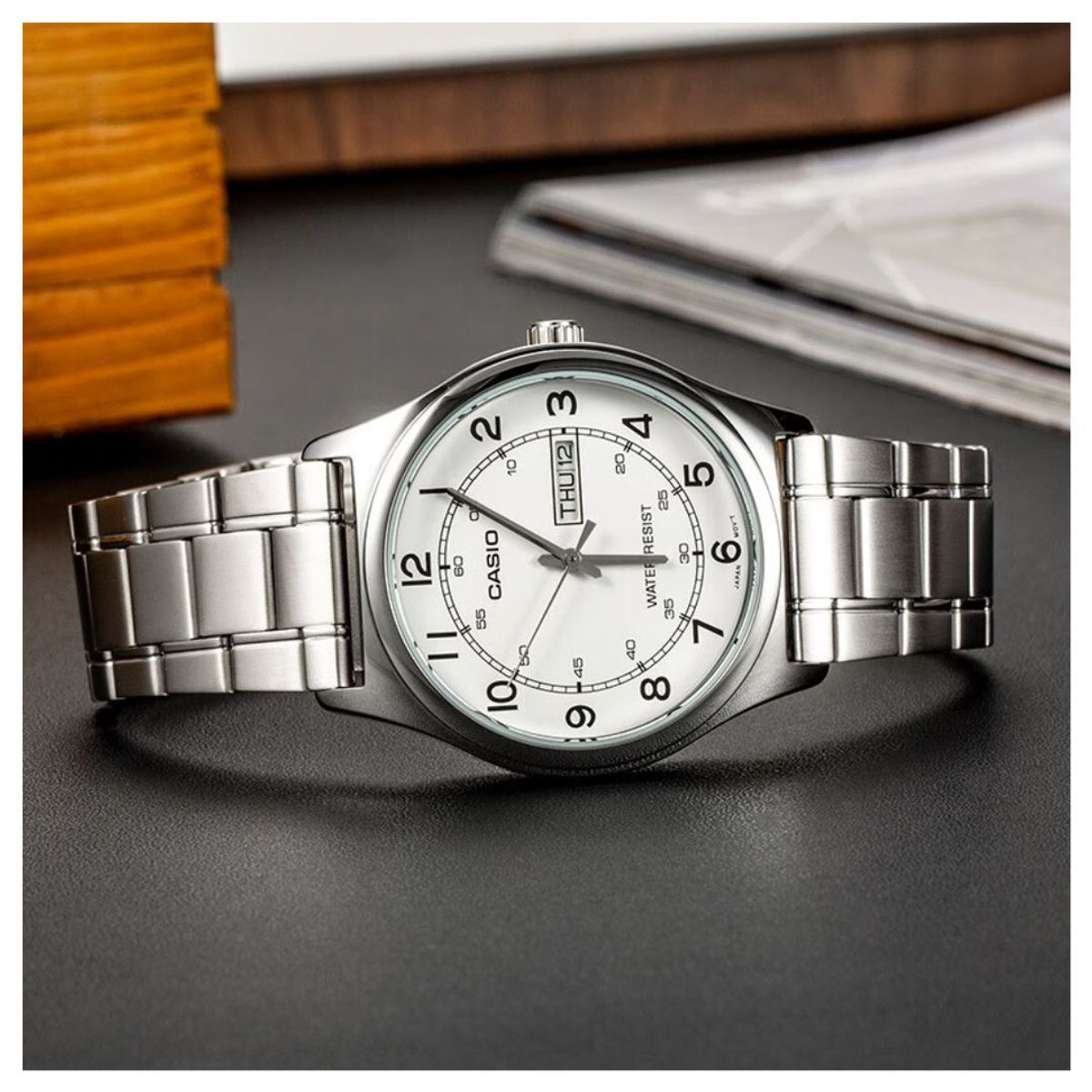CASIO - Reloj Hombre Casio MTP-V006D-7B2 Diseño Elegante