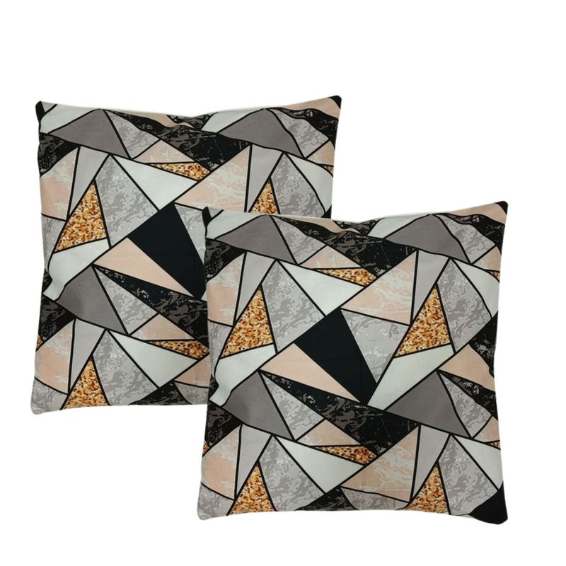 GENERICO - cojín funda decorativo 45cm x 45cm forro almohada protector cuadrada