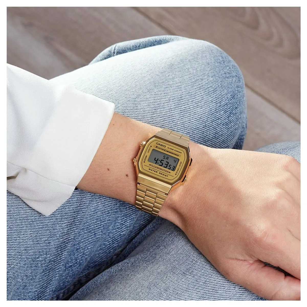 CASIO - Reloj Casio A168WG-9W Diseño Vintage