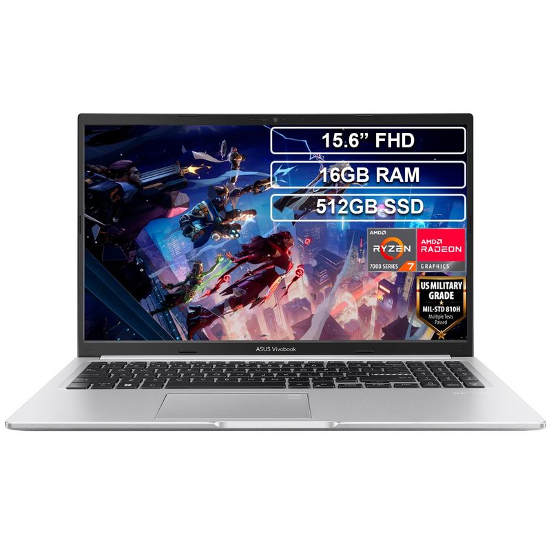 ASUS - Portátil Asus M1502YA Ryzen 7 7730U 16GB 512GB VivoBook 15
