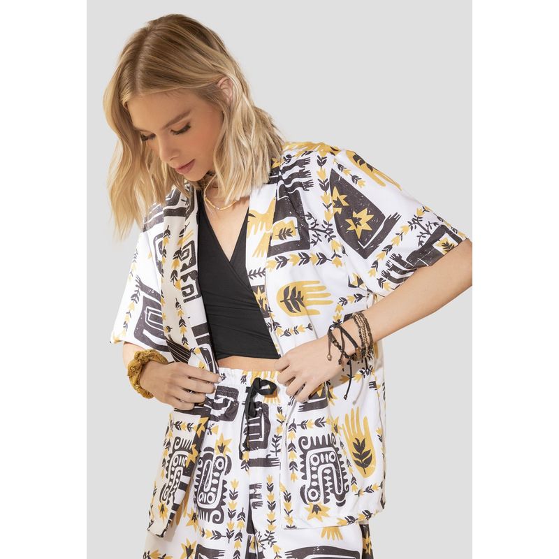 RUTTA - Kimono Mujer Estampado Rutta 4838