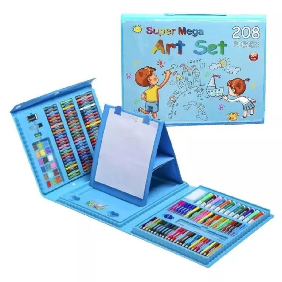 GENERICO - Set De Arte Maleta Para Niños 208 Piezas Creatividad Dibujo