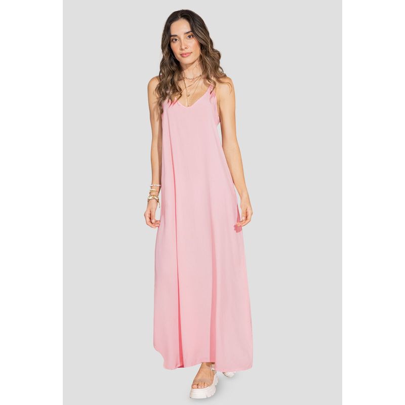 RUTTA - Vestido Largo Mujer Rosado Rutta 106536