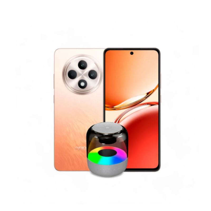 OPPO - Celular OPPO Reno 12 F 256GB 5G Naranja + Speaker