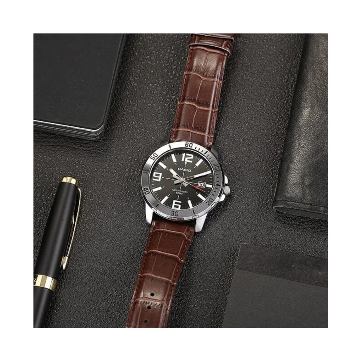 CASIO - Reloj Casio MTP-VD01L-1B Caballero Elegante