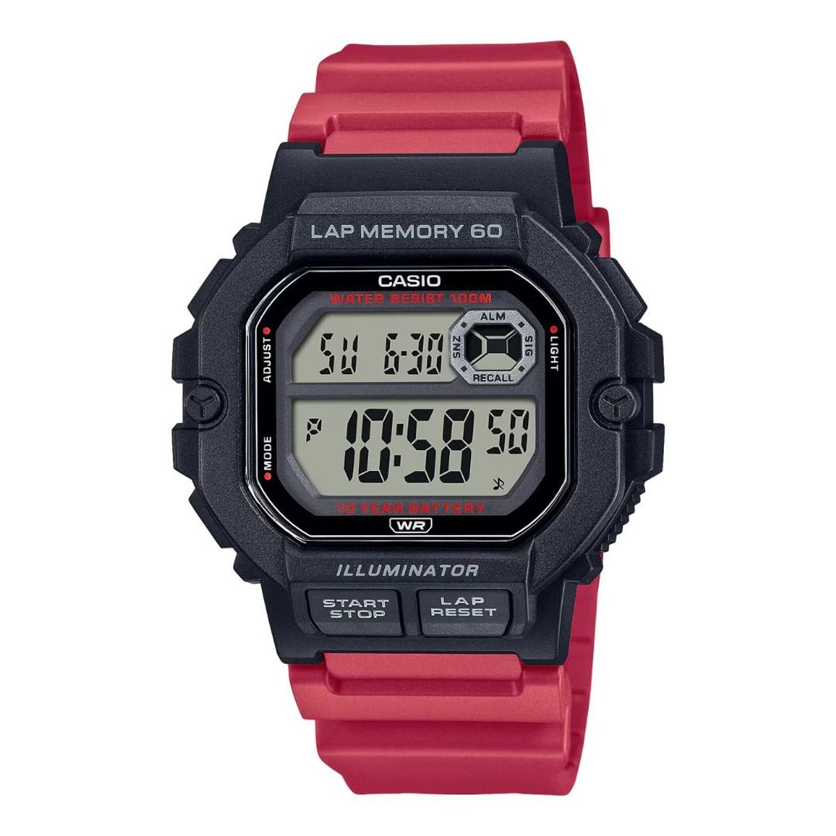 CASIO - Reloj Casio WS-1400H-4A Diseño Deportivo