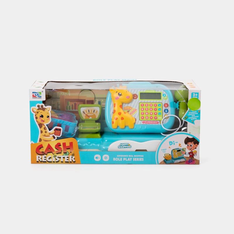 GENERICO - Caja Registradora Jirafa de Juguete Supermercado Billetes