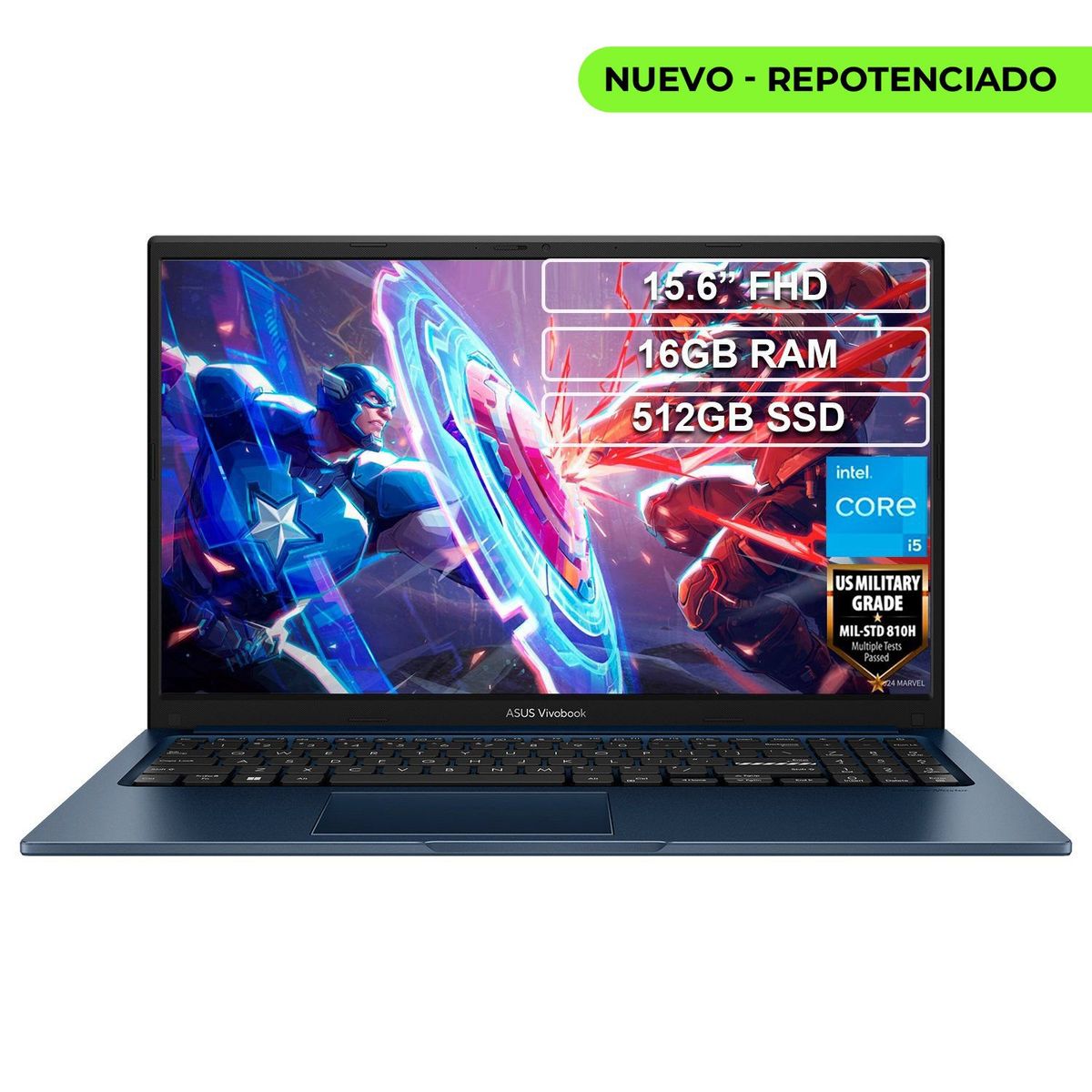 ASUS - Portátil Asus X1504ZA Core i5 1235U 16GB 512GB VivoBook 15
