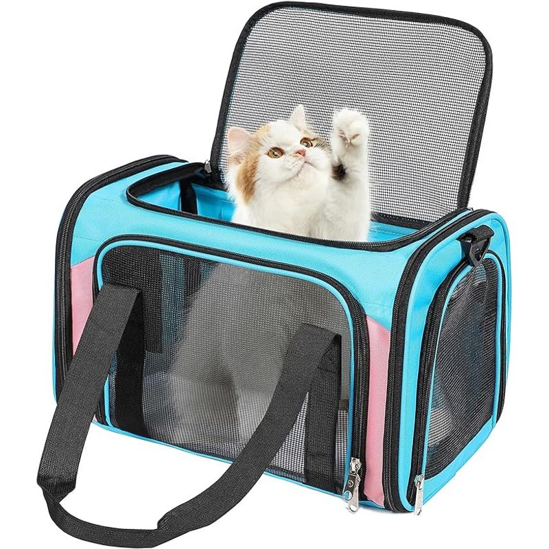GENERICO - Maleta Transportadora para Gatos hasta 15Libras Ternura