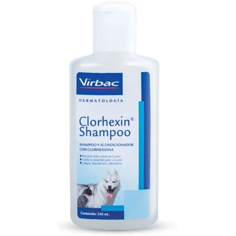 BOEHRINGER INGELHEIM - Clorhexin Shampoo Limpia Desinfecta Desodoriza 240Ml