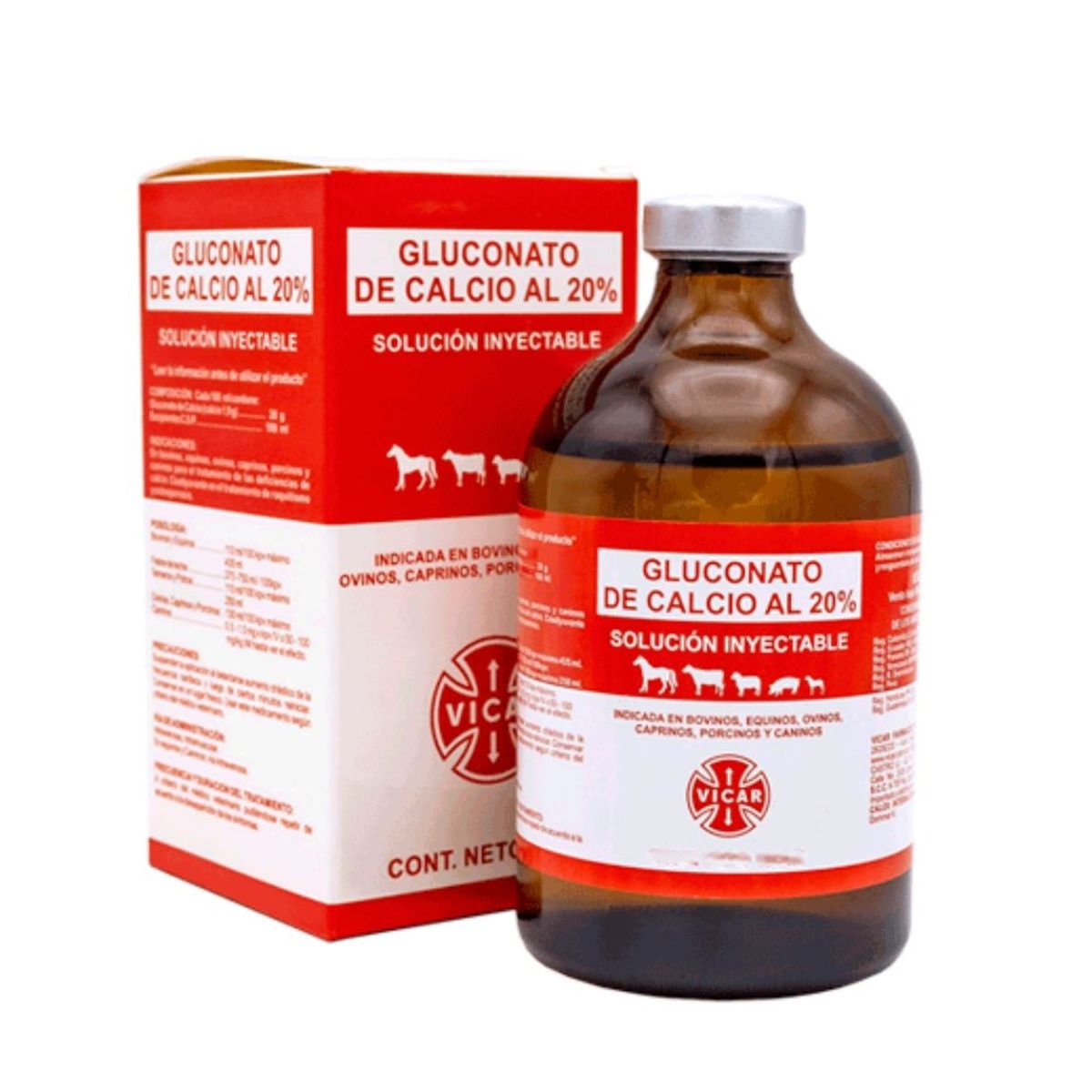 VICAR DE COLOMBIA SA - Gluconato de Calcio x 250ml Vicar