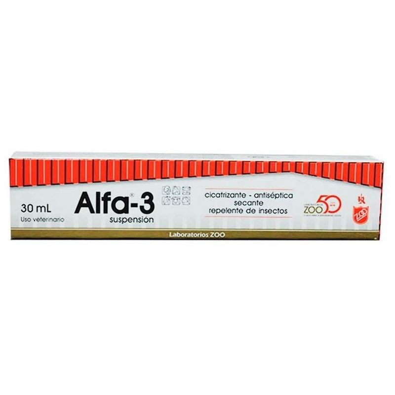 BOEHRINGER INGELHEIM - Alfa 3 Crema Desinfectante Cicatrizante Piel Perros 30Ml