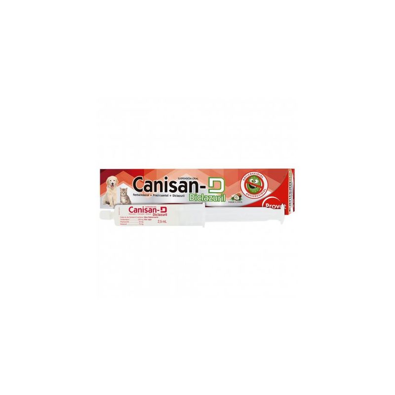 BOEHRINGER INGELHEIM - Canisan-D Antiparasitario Perros Gatos 25 Ml