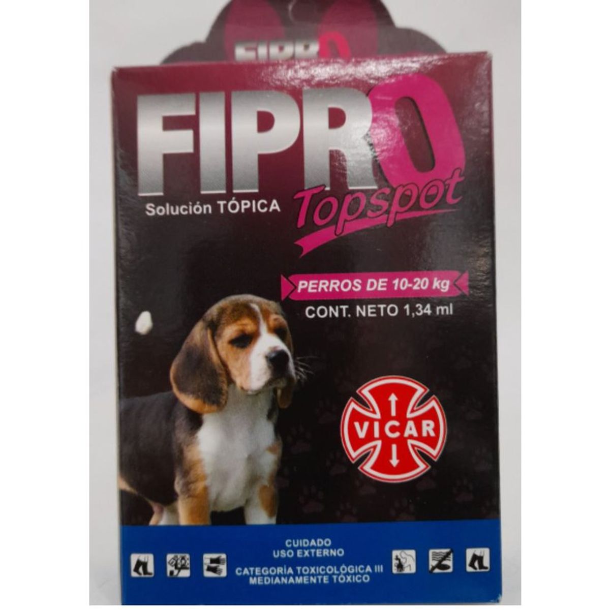 BOEHRINGER INGELHEIM - Fipro Top Spot Antipulgas 134Ml Perros 10 A 20Kg
