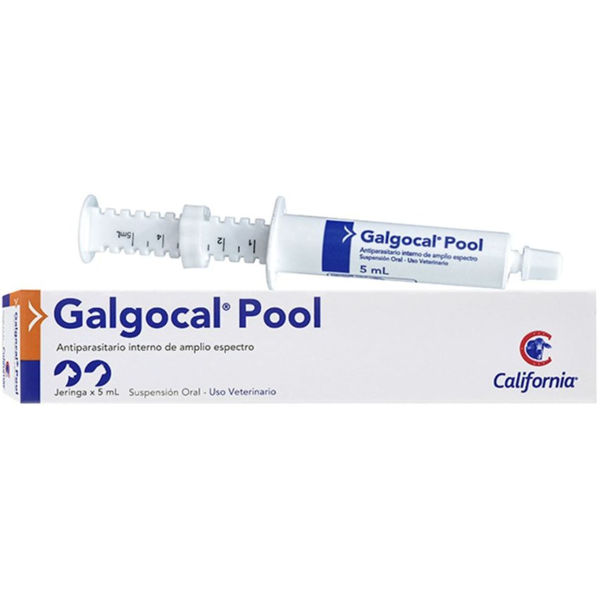 BOEHRINGER INGELHEIM - Galgocal Pool Antiparasitario Perros Gatos Jeringa 5Ml