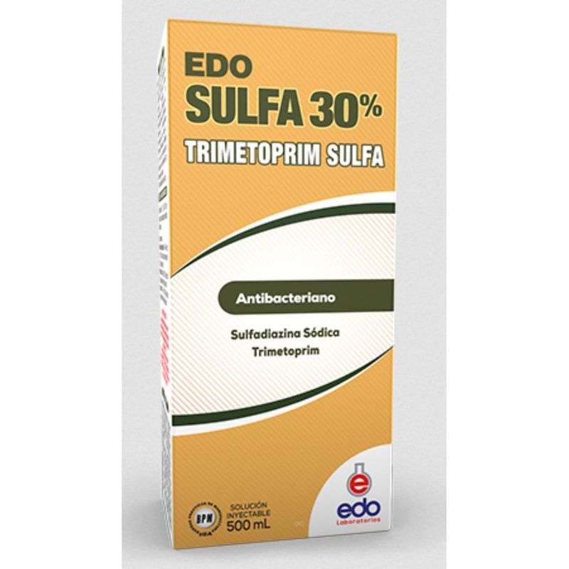 BOEHRINGER INGELHEIM - Edo Sulfa 30 Inyectable Antibiotico Perros 500Ml