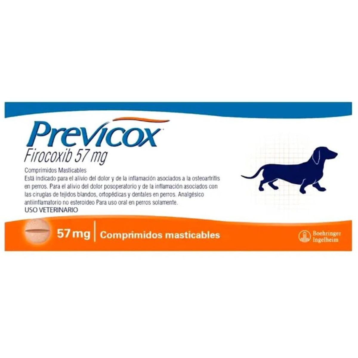 BOEHRINGER INGELHEIM - Previcox Antiinflamatorio Perros 57Mg