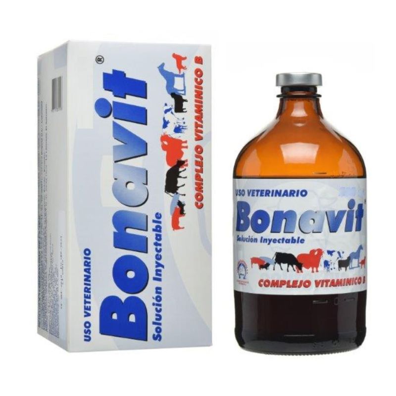BOEHRINGER INGELHEIM - Bonavit Inyectable Vitaminas Bovinos Y Otros Animales 500Ml