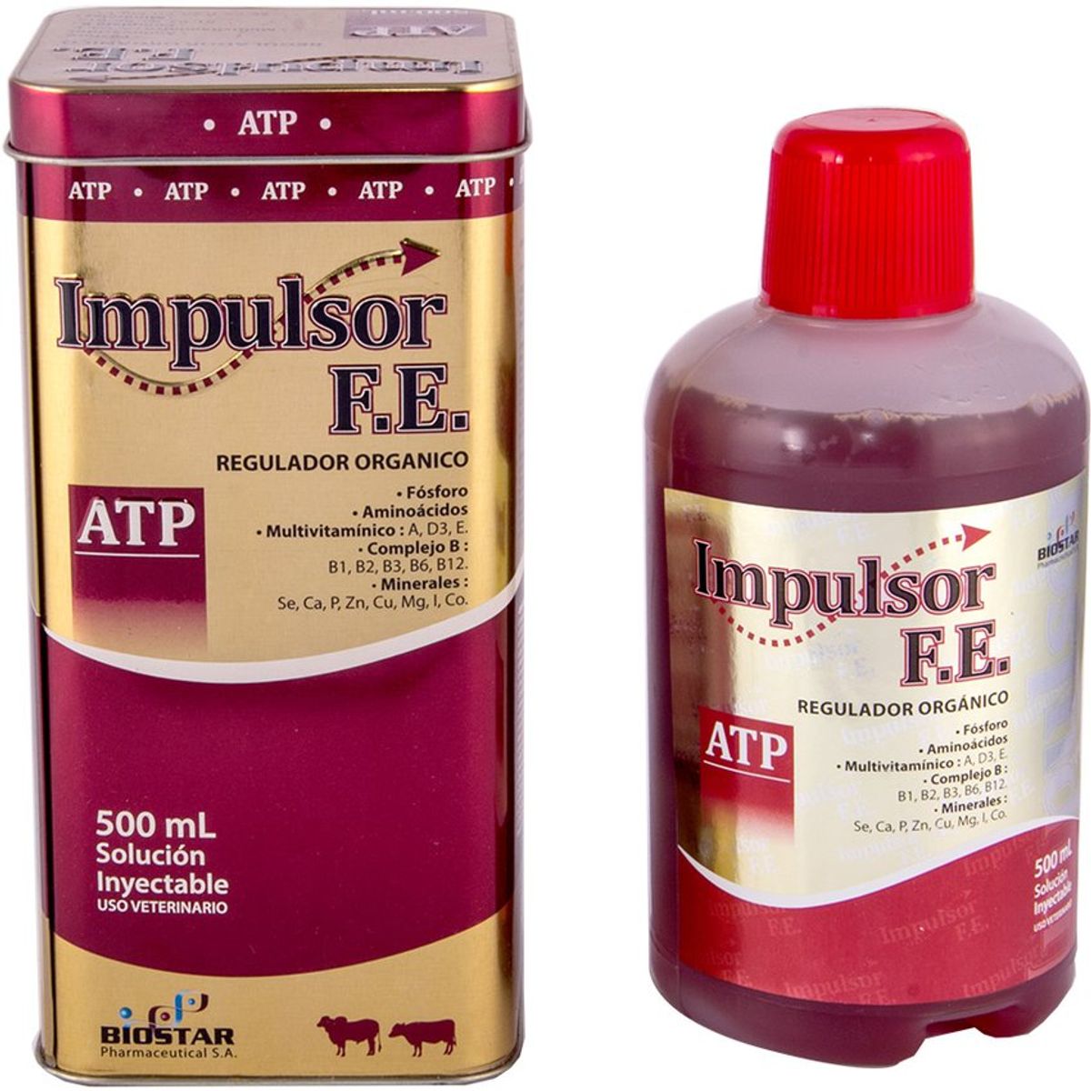 BOEHRINGER INGELHEIM - Impulsor FE Regulador Organico Bovinos Inyectable 500Ml